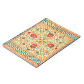 Orientalischer Teppich, verzierte Blumenmuster, St Notizblock (Linke Seite)