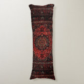 Orientalischer Teppichausdruck in Rose Seitenschläferkissen (Vorderseite Vertikal)