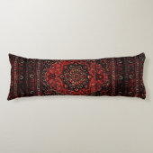 Orientalischer Teppichausdruck in Rose Seitenschläferkissen (Vorderseite)