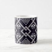 Orientalischer, traditioneller, nahtloser Hintergr Kaffeetasse (Mittel)