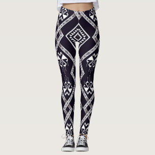Orientalischer, traditioneller, nahtloser Hintergr Leggings