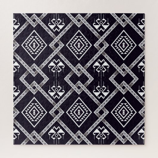 Orientalischer, traditioneller, nahtloser Hintergr Puzzle (Vertikal)