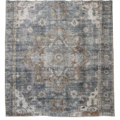 Orientalischer türkischer Persischer Teppich Duschvorhang (Vorderseite)