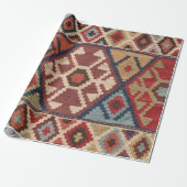 Orientalischer türkischer Teppich Geschenkpapier (Ungerollt)