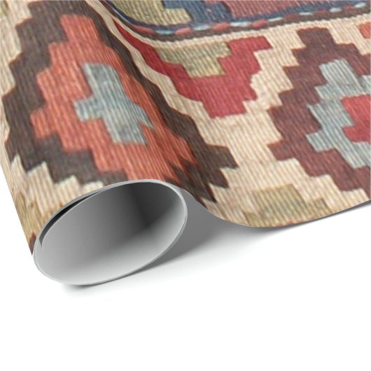 Orientalischer türkischer Teppich Geschenkpapier (Rolleneckpunkt)