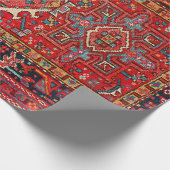 Orientalischer türkischer Teppich Geschenkpapier (Ecke)