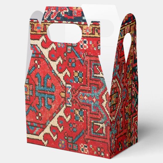 Orientalischer türkischer Teppich Geschenkschachtel (Geöffnet)