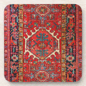 Orientalischer türkischer Teppich Getränkeuntersetzer (Vorderseite)