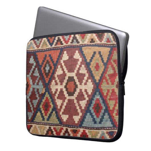 Orientalischer türkischer Teppich Laptopschutzhülle (Vorderseite Links)