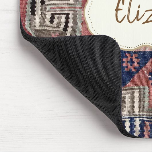 Orientalischer türkischer Teppich Mousepad (Ecke)