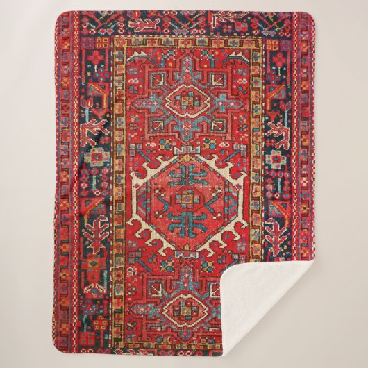 Orientalischer türkischer Teppich Sherpadecke (Vorderseite)