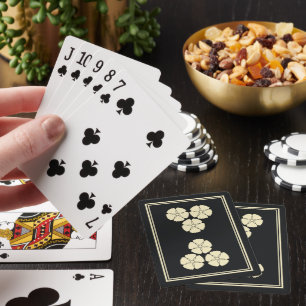 Orientalischer Vintage-Akizuki-Clan Japanischer Ka Spielkarten
