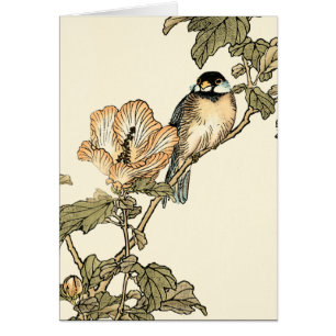 Orientalischer Vogel auf Zweig