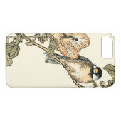 Orientalischer Vogel auf Zweig Case-Mate iPhone Hülle (Rückseite (Horizontal))
