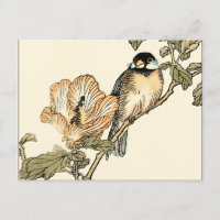 Orientalischer Vogel auf Zweig