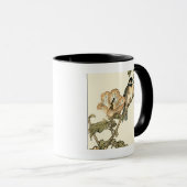 Orientalischer Vogel auf Zweig Tasse (VorderseiteRechts)