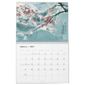 Orientalischer Vorlagenkunst-Pflanzen-Kalender Kalender (Feb 2027)