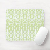 Orientalischer Wellenhintergrund Mousepad (Mit Mouse)