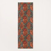 Orientalischer Wolldeckeblick im blue&orange Yogamatte (Rückseite)