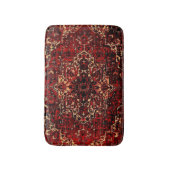 Orientalischer Wolldeckeentwurf in dunkelrotem Badematte (Vorderseite Vertikal)