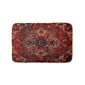 Orientalischer Wolldeckeentwurf in dunkelrotem Badematte (Vorderseite)