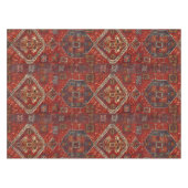 Orientalischer Wolldeckeentwurf in dunkelrotem und Tischdecke (Vorderseite (Horizontal))