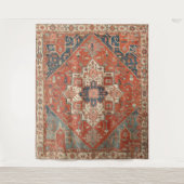 ORIENTALISCHES ANTIKE DESIGN WANDTEPPICH (Vorderseite)