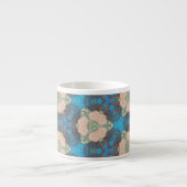 Orientalisches Blütenmuster mit Espressotasse (Vorderseite)