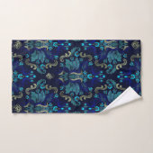 Orientalisches Damast-Muster Badhandtuch Set (Handtuch)