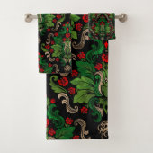 Orientalisches Damast-Muster Badhandtuch Set (Insitu)