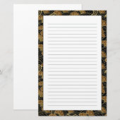 Orientalisches Drachenmuster Briefpapier (Vorne/Hinten)