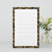 Orientalisches Drachenmuster Briefpapier (Stehend Vorderseite)