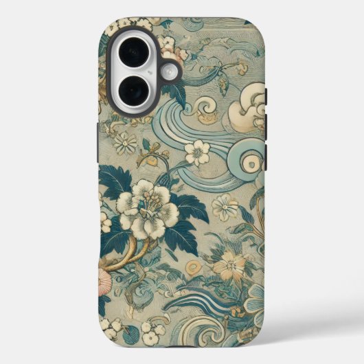 Orientalisches Gartenmuster Case-Mate iPhone Hülle (Rückseite)