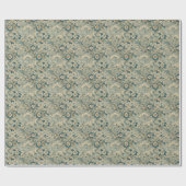 Orientalisches Gartenmuster Geschenkpapier (Flach)