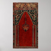 Orientalisches Gebetsdesign - Moschee Poster (Vorne)