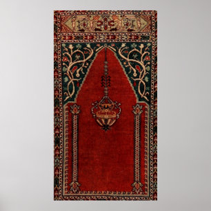 Orientalisches Gebetsdesign - Moschee Poster