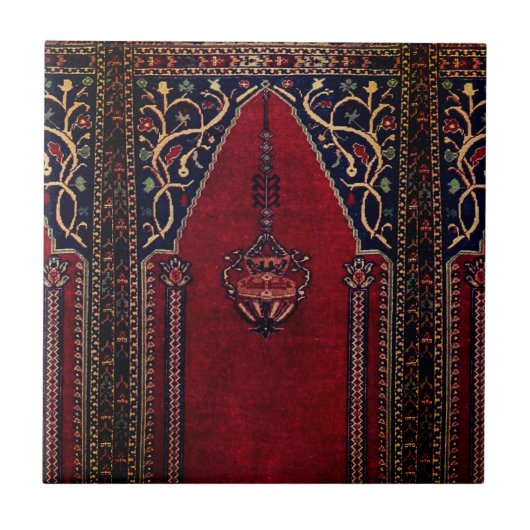 Orientalisches Gebetsmuster Rug design no2 - Mosch Fliese (Vorderseite)