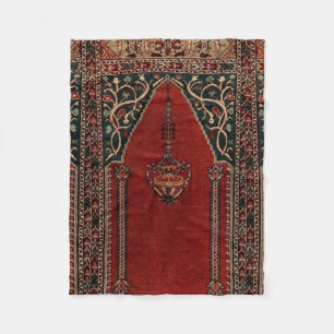 Orientalisches Gebetsmuster Rug - Moschee Fleecedecke