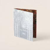 Orientalisches Gebetsteppich - Abendessen Folienkarte (Vorderseite)