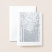 Orientalisches Gebetsteppich - Abendessen Folienkarte (Rückseite mit Umschlag)