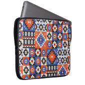 Orientalisches geometrisches nahtloses Muster. Eth Laptopschutzhülle (Vorne Rechts)