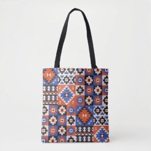 Orientalisches geometrisches nahtloses Muster. Eth Tasche