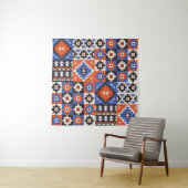 Orientalisches geometrisches nahtloses Muster. Eth Wandteppich (Beispiel)
