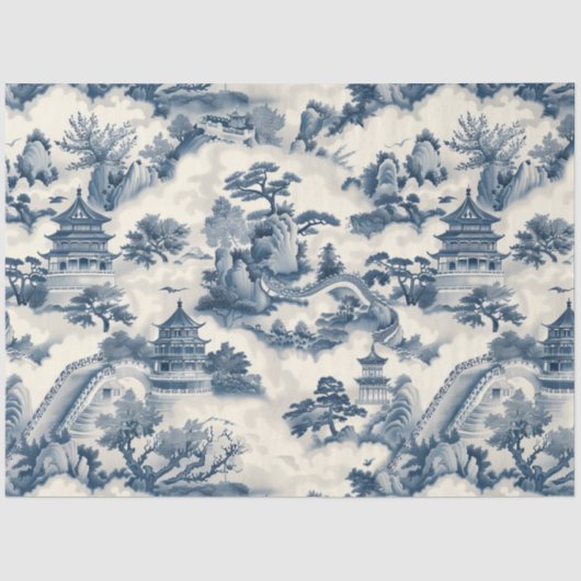 Orientalisches Gewebe Seidenpapier (Vorderseite)