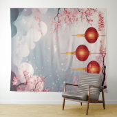 Orientalisches Glück im neuen Jahr Hintergrund Wandteppich (Beispiel (Horizontal))