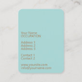 Orientalisches Glühen - Visitenkarte (Rückseite)