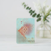 Orientalisches Glühen - Visitenkarte (Stehend Vorderseite)