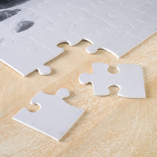 Orientalisches Haus in Wäldern mit Schnee Puzzle (Seite)