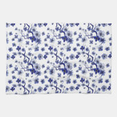 Orientalisches Kirschblüte Niederlassungs-Muster Geschirrtuch (Horizontal)