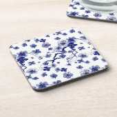 Orientalisches Kirschblüte-Niederlassungs-Muster Getränkeuntersetzer (Linke Seite)